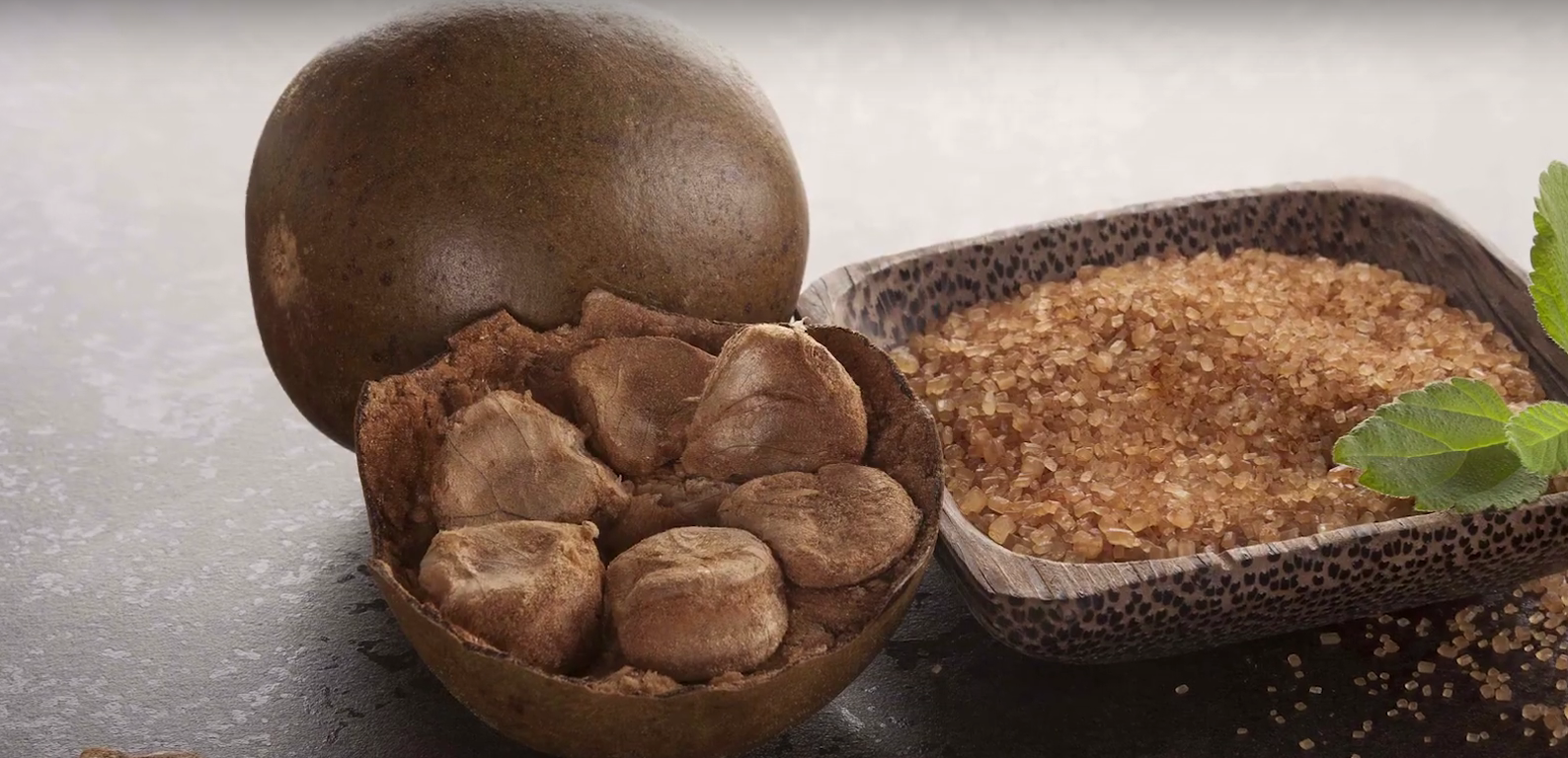 a brown fruit and brown sugar in a bowl